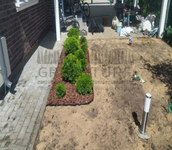 Устройство пошаговой дорожки, КП Изумрудный - фото - 6